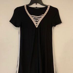 Black lightweight sun dress